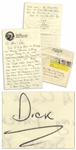 Dick Scobee Autograph Letter Signed to His Parents, Three Months Before the Challenger Disaster -- ...After the flight were going to take the vacation well really need...